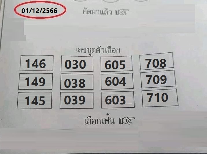 เลขลับเฉพาะวงใน 1-12-66